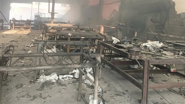 آثار الحريق