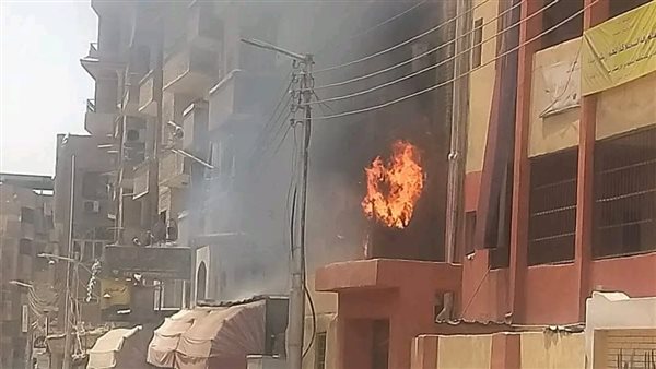 حريق مطعم مشويات