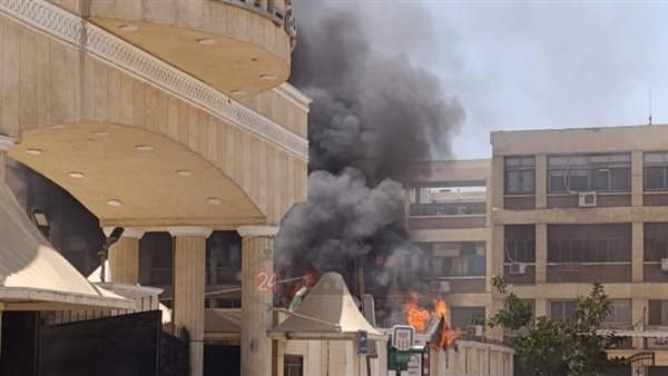 حريق في مجمع الكليات
