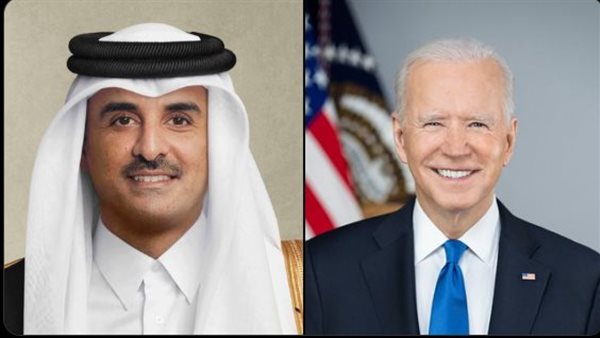 بايدن وأمير قطر 