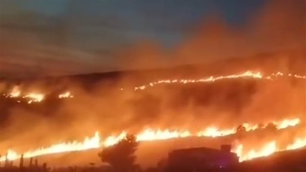 حريق في لبنان 