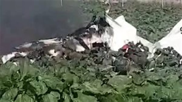 سقوط طائرة تركية