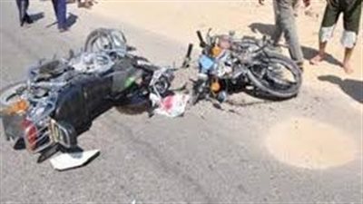 مصرع شاب وإصابة أخر في تصادم دراجتين ناريتين غرب الأقصر 
