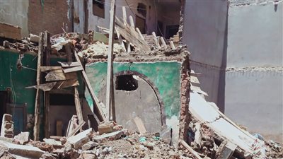انهيار جزئي لمنزل في سوهاج دون خسائر بالأرواح