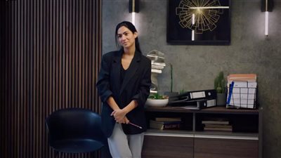 حنفي.. هدى المفتي بشخصية رجالية بمسلسل مفترق طرق | صور