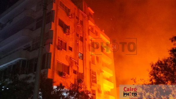 تفاصيل حريق ارض فضاء