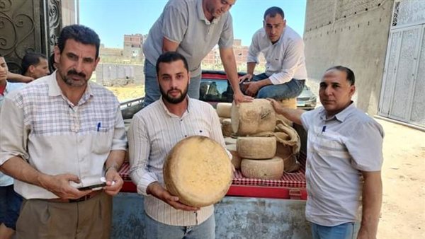 ضبط طن جبنه رومي