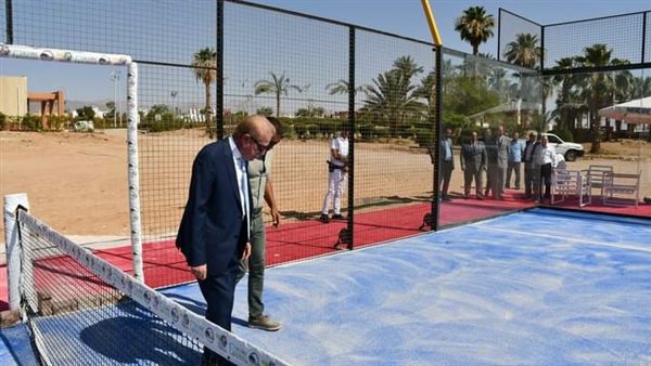 فودة يتفقد ملاعب