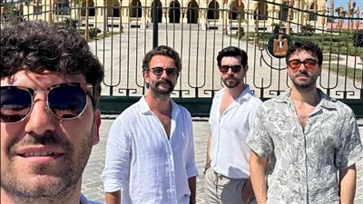 جوكهان ألكان وأبطال مسلسل الملكة يروجون للسياحة في مصر