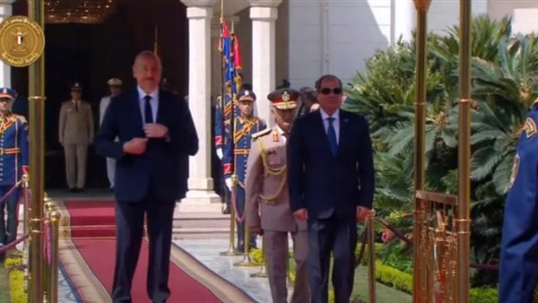 السيسي ورئيس أذربيجان