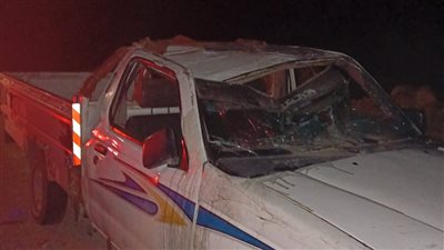  ننشر أسماء المصابين في تصادم ملاكي وربع نقل بالطريق الأبيض بالجيزة