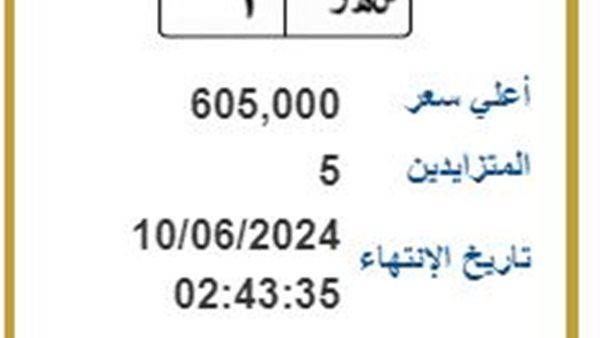لوحات مرور مميزة
