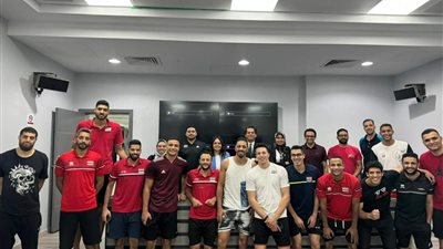 ندوة تثقيفية لمنتخب مصر للكرة الطائرة حول مخاطر المنشطات| صور