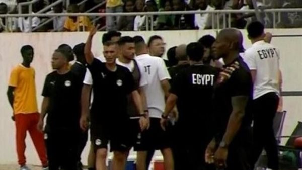 لحظة إصابة مصطفى