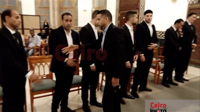  طارق العريان والحسيني وأسامة كمال.. شخصيات عامة وفنانون في عزاء والد منتصر النبراوي 