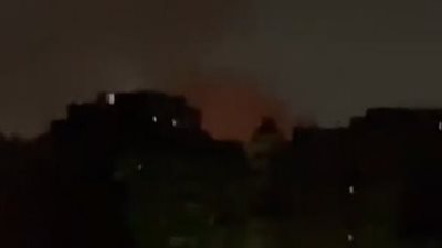 حريق هائل بشارع كعابيش بـ فيصل في الجيزة