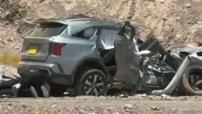 من عرب 48.. تفاصيل مصرع 3 أشخاص في حادث تصادم سيارة بطريق نويبع | صور وفيديو