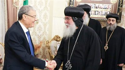 محافظ المنيا يستقبل وفودا كنسية للتهنئة بعيد الأضحى المبارك