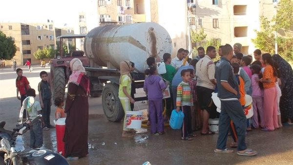 انقطاع المياه في