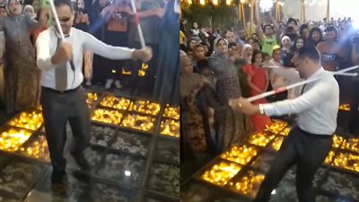 أول تعليق من الكفيف صاحب فيديو التحطيب: كنت مبصرا وتعرضت لحادث.. ووالدي اللي علمني الرقص الصعيدي| خاص