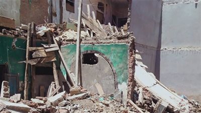 خاص بجمعية خيرية.. تفاصيل انهيار سقف عقار بمنطقة وسط البلد