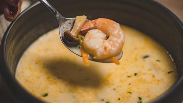 شوربة سي فود بالكريمة