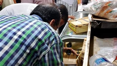 ضبط 1200 عبوة غذائية مغشوشة في حملة لصحة المنوفية