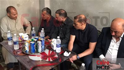 وفد الأهلي يقدم واجب العزاء لأسرة نورهان ناصر 