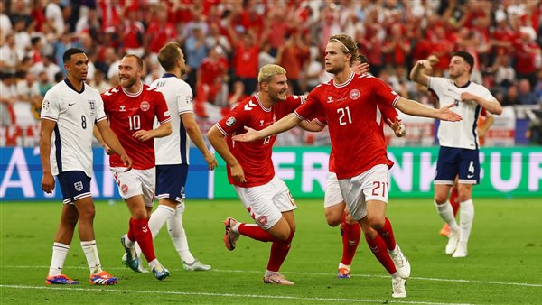 مباراة إنجلترا والدنمارك