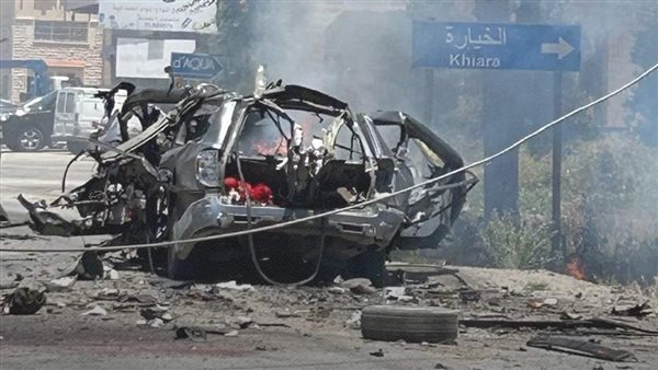 إستهداف إسرائيل لسيارة