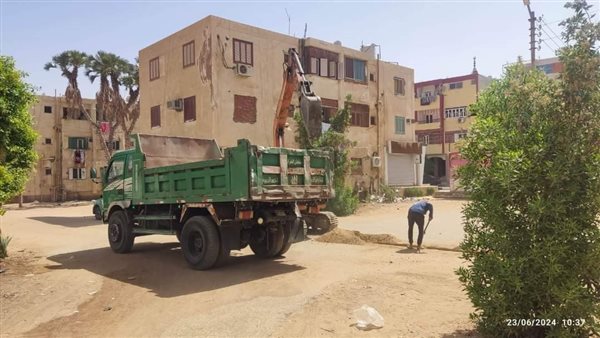 ترميم الطرق بمدينة