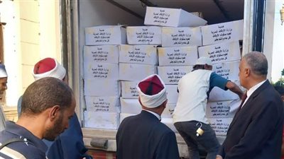 توزيع 2 طن من لحوم صكوك أضاحي الأوقاف على الأسر الأولى بالرعاية بالمنيا