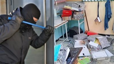 بروجيكتور وأجهزة كمبيوتر.. القبض على عصابة سرقة مدرسة كلية السلام الابتدائية بالزيتون