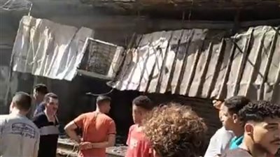 السيطرة على حريق داخل مطعم ومحلين آخرين ببني سويف 