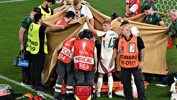 نقل لاعب المجر للمستشفى