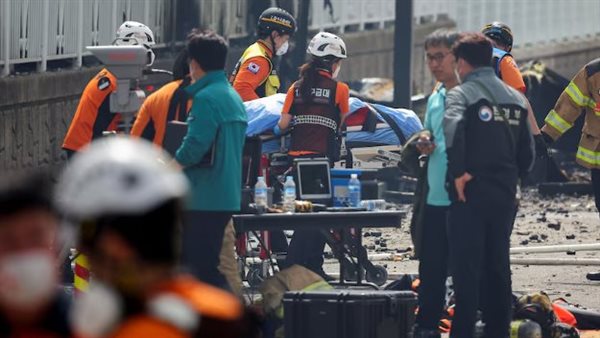 حريق مصنع كوريا الجنوبية