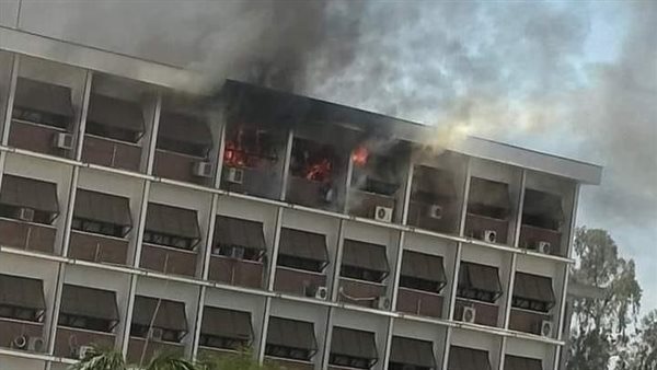 حريق كلية الطب 