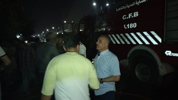 حريق مخزن قطع غيار