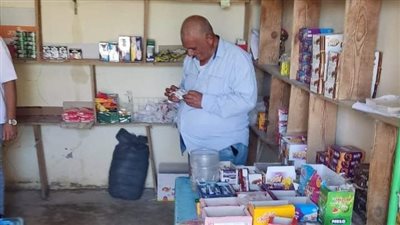 ضبط زيوت وأغذية منتهية الصلاحية في حملات للصحة بالوادي الجديد