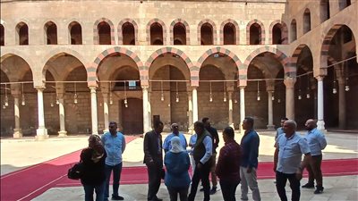 بعد الخلاف الفني.. الأعلى للآثار يعاود ترميم جامع الناصر محمد بن قلاوون | صور