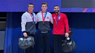 عمر العربي يحصد برونزية بطولة رومانيا الدولية للجمباز الفني