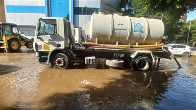 الجيزة: قطع المياه بمحيط ميدان فيني بالدقي بسبب كسر مفاجئ بخط رئيسي