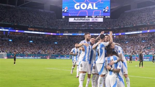 فرحة فوز الأرجنتين