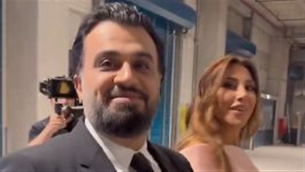 نجوى كرم وزوجها رجل