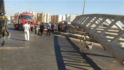 هيئة الطرق تكشف حقيقة انهيار كوبري مشاة بالطريق الزراعي السريع في البحيرة