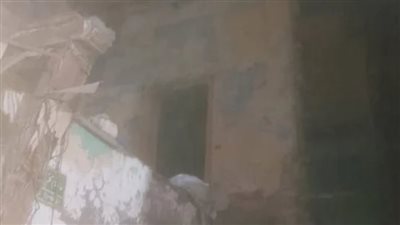 مكون من طابقين.. انهيار عقار قديم بمنطقة المنشية في الإسكندرية