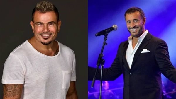 عمرو دياب وكاظم الساهر