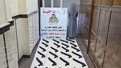 بـ 2 ونصف مليون جنيه.. ضبط عاطل بحوزته 30 بندقية خرطوش بمطروح |صور