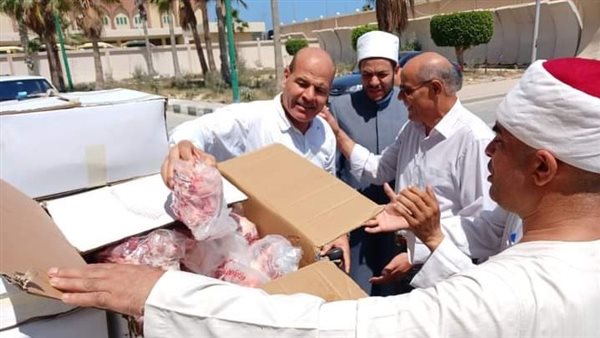 تسليم اللحوم لشمال