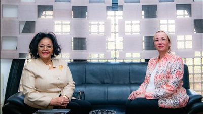 في أول يوم عمل بعد أداء اليمين الدستورية.. وزيرة البيئة تستقبل المديرة التنفيذية لوكالة النيباد 